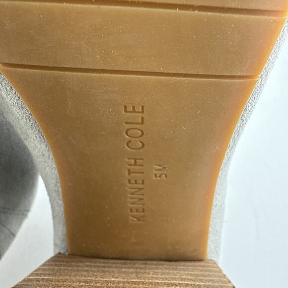 Kenneth Cole Karolina Mule Shoes Womens Light Gray Suede Open Toe Size 5 NWB - Picture 8 of 11